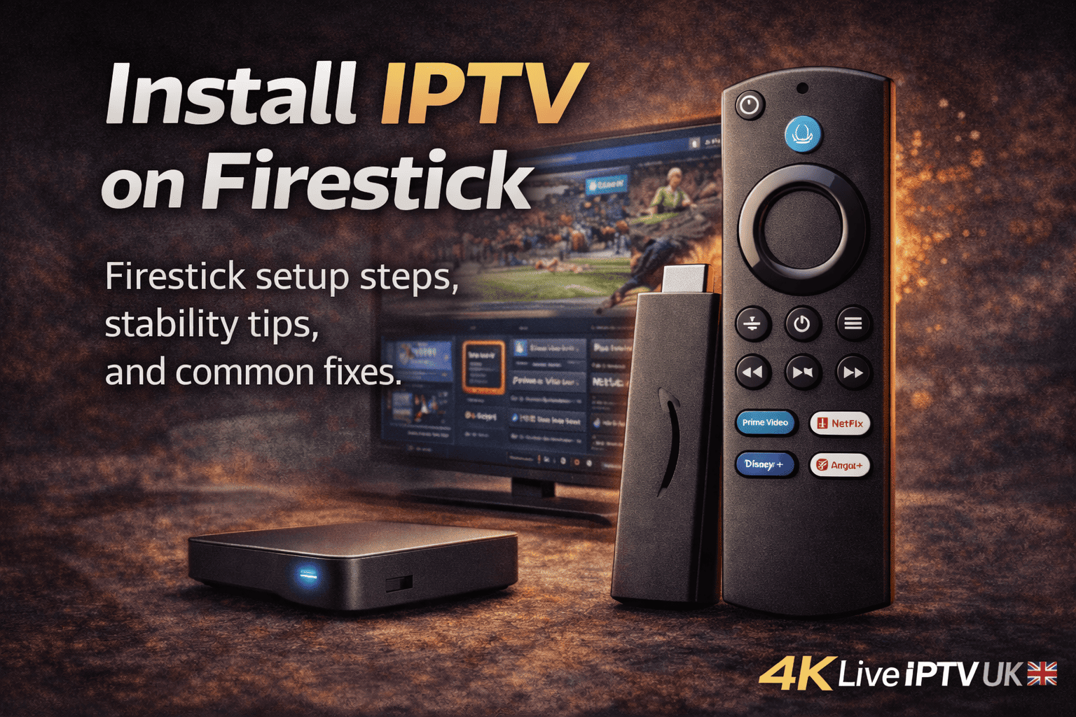 How to Install IPTV on Firestick (Safe & Stable Method – 2025) – install IPTV on Firestick