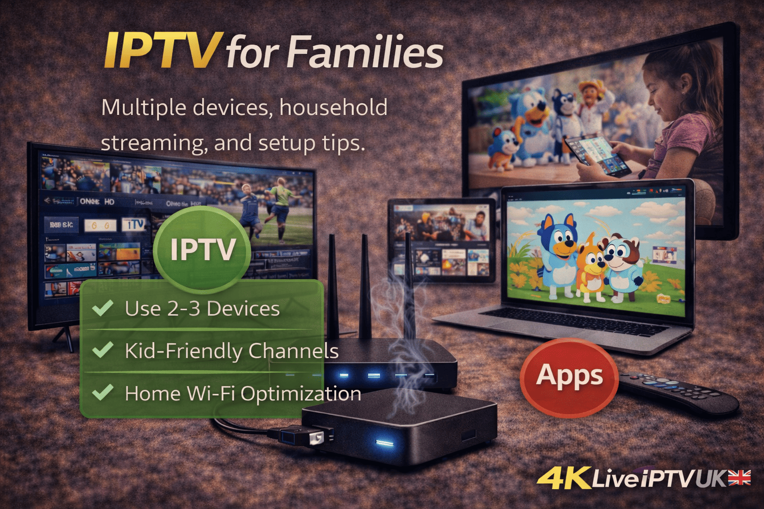 IPTV for Families & Multiple Devices (2025): How to Watch Together Without Problems – IPTV for families