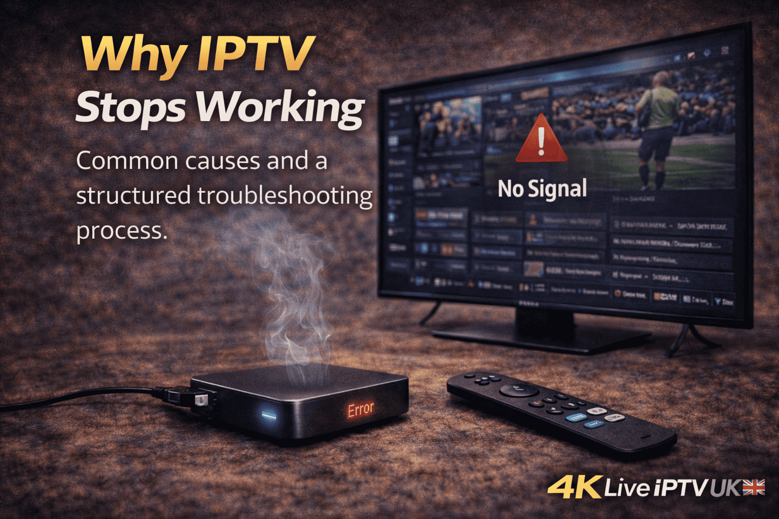 Why IPTV Stops Working & How to Fix It (2025 Troubleshooting Guide) – IPTV not working